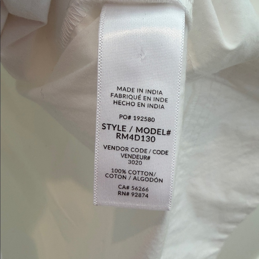 Splendid White Cotton Mini Dress - Picture 4 of 9